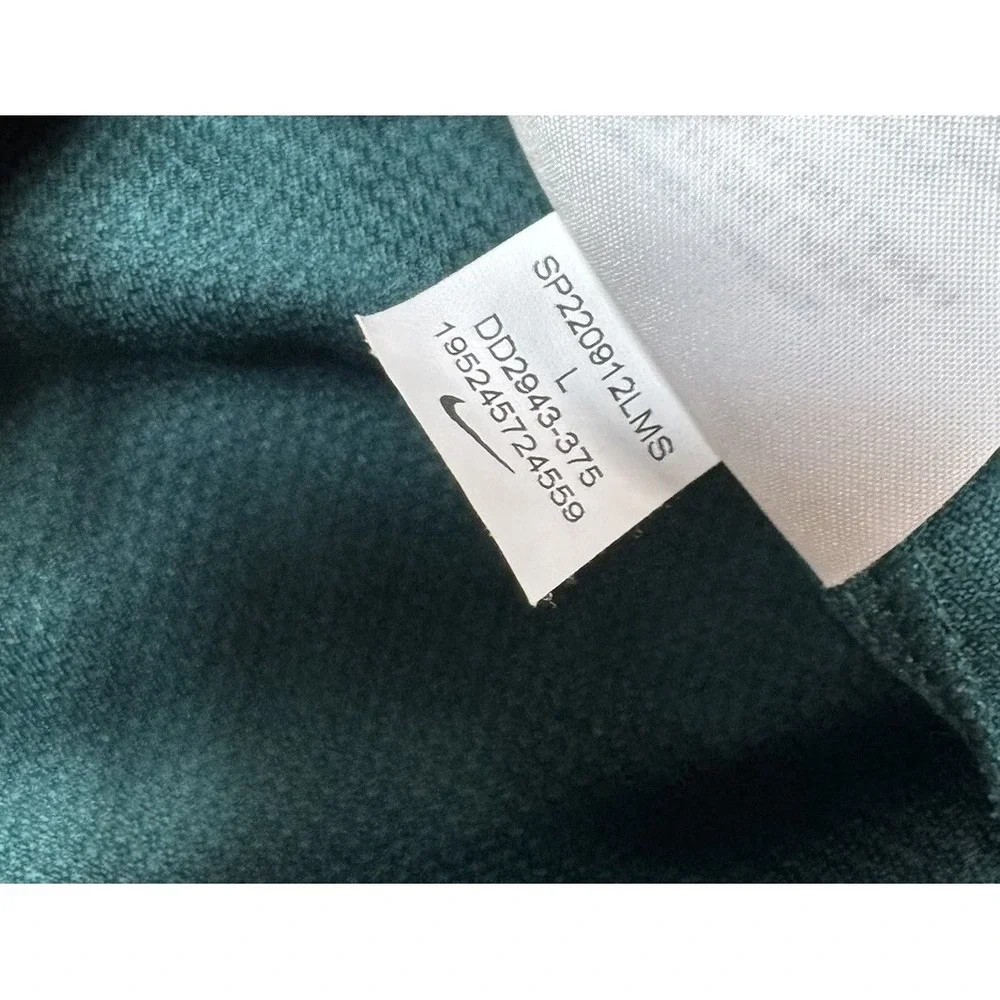 Nike Liverpool FC LFC Mens L Teal Green Logo Long Sleeve 22-23 Dri Fit T-Shirt